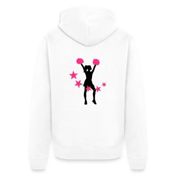 Cheerleader - Veste à capuche bio Premium Unisexe - blanc - Dos - Thijin (182cm)