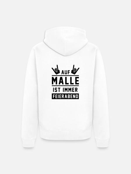 Mallorca - Hangover - Party - Unisex Premium Bio Zip Hoodie - Weiß