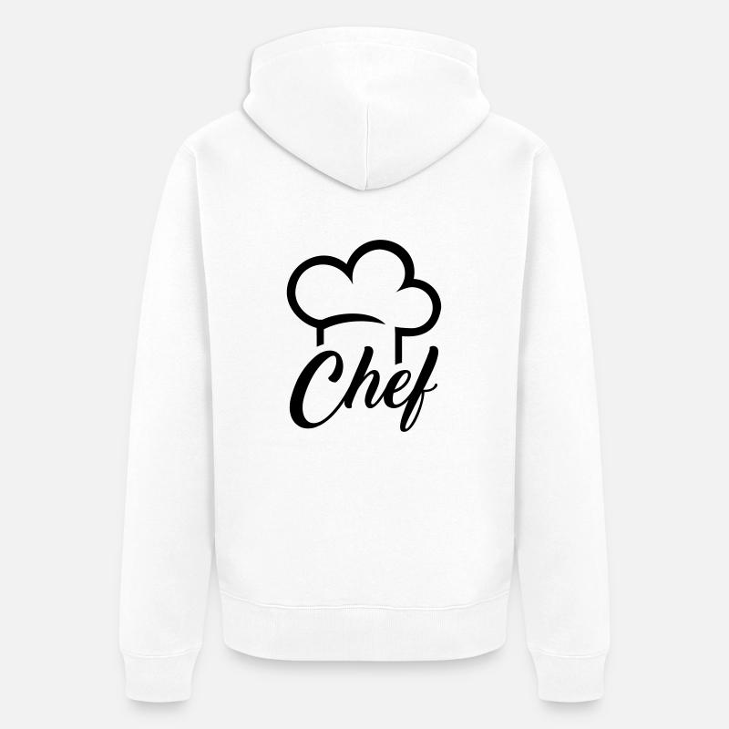 Cuisinier - Veste à capuche bio Premium Unisexe - blanc