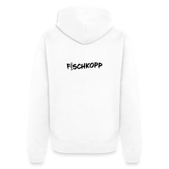Fischkopp - Veste à capuche bio Premium Unisexe - blanc - Dos - Thijin (182cm)