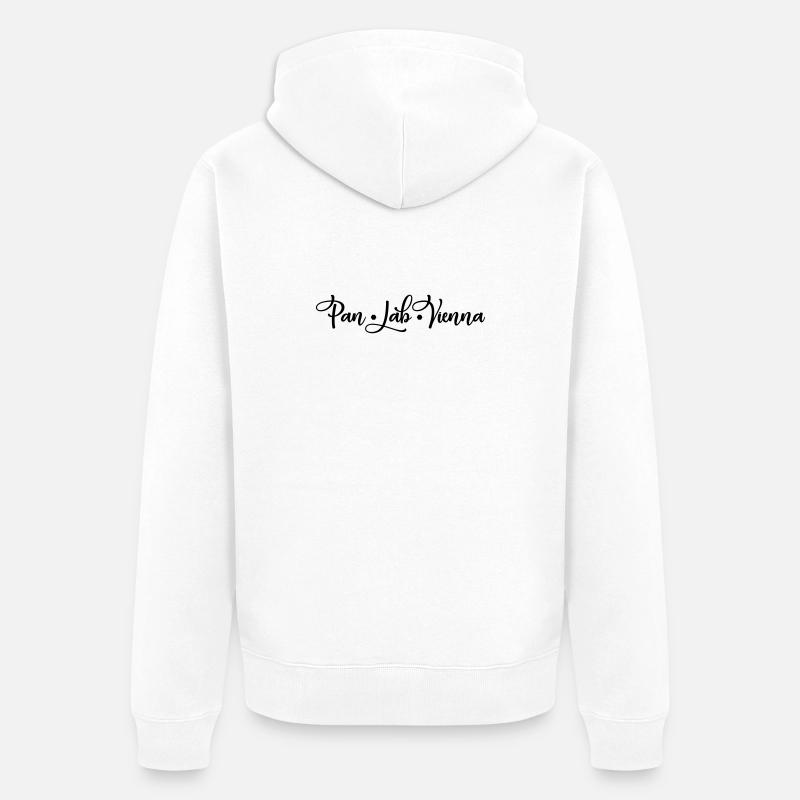 PLV_Logo_clean - Veste à capuche bio Premium Unisexe - blanc