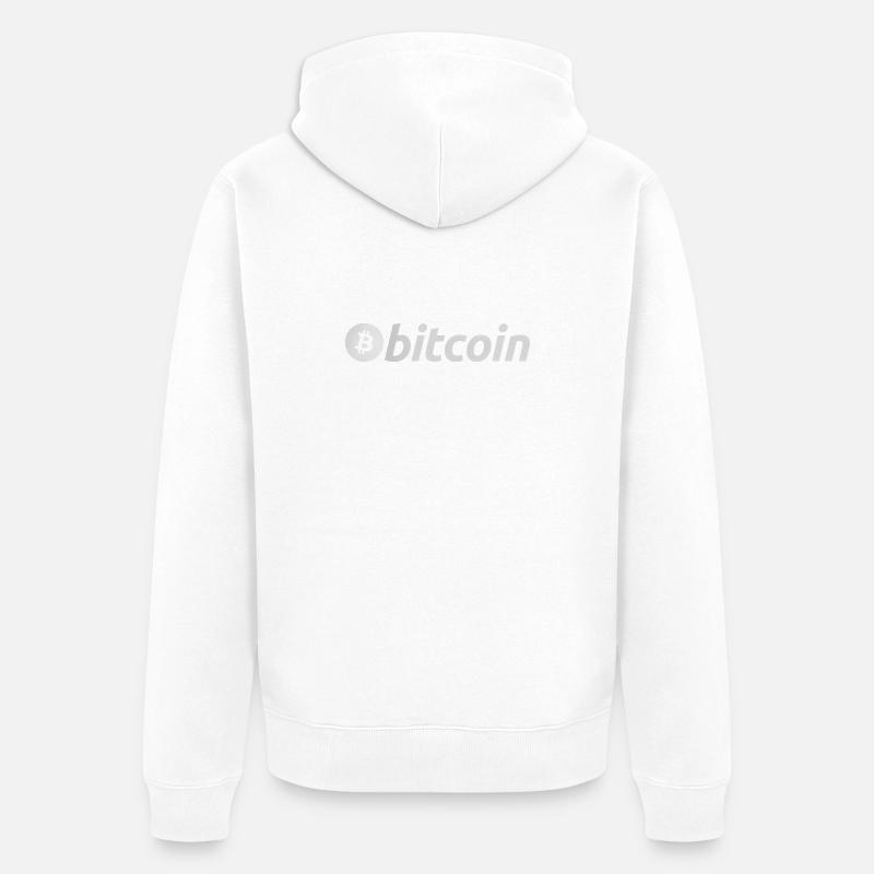 HODL - Veste à capuche bio Premium Unisexe - blanc