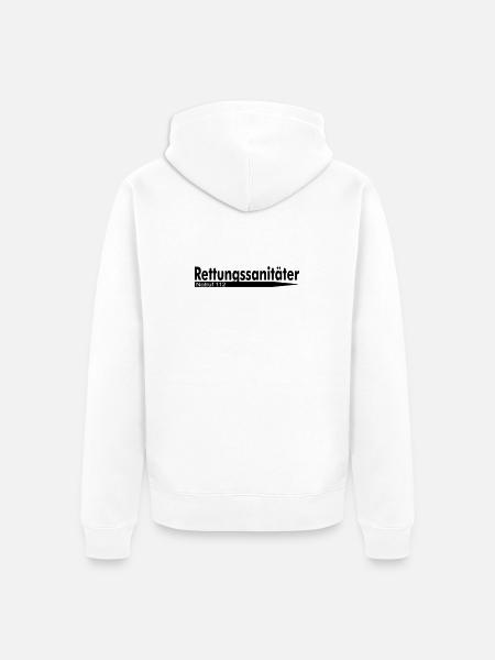 Appel d'urgence paramédical 112 - Veste à capuche bio Premium Unisexe - blanc
