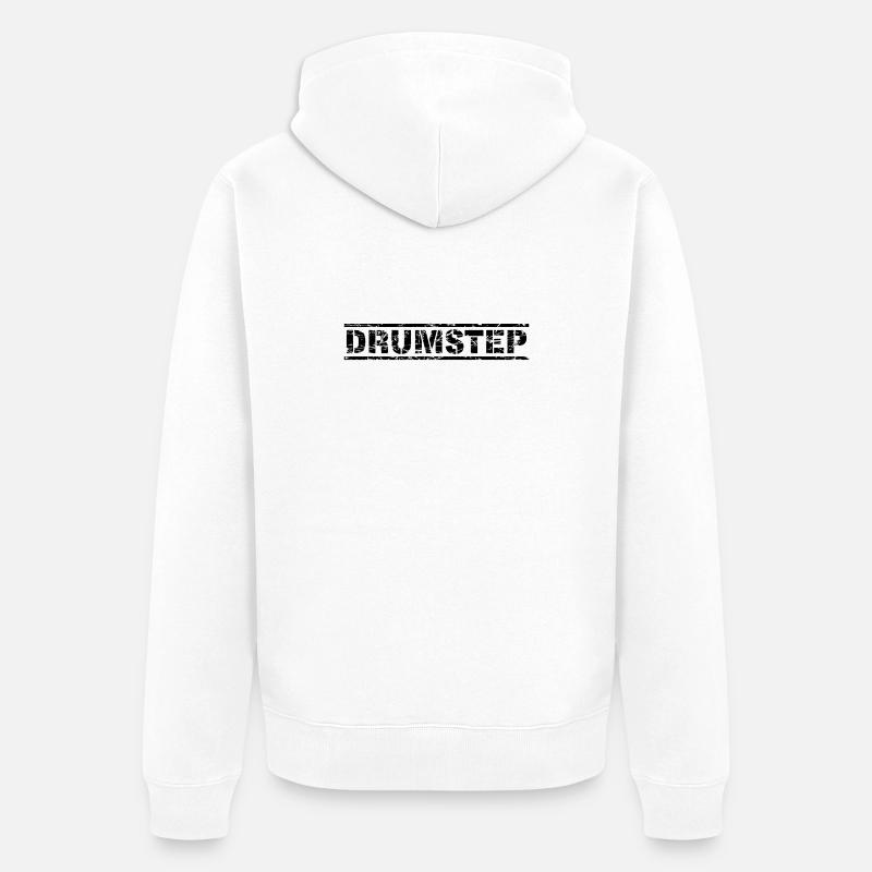 Pas de tambour - Veste à capuche bio Premium Unisexe - blanc