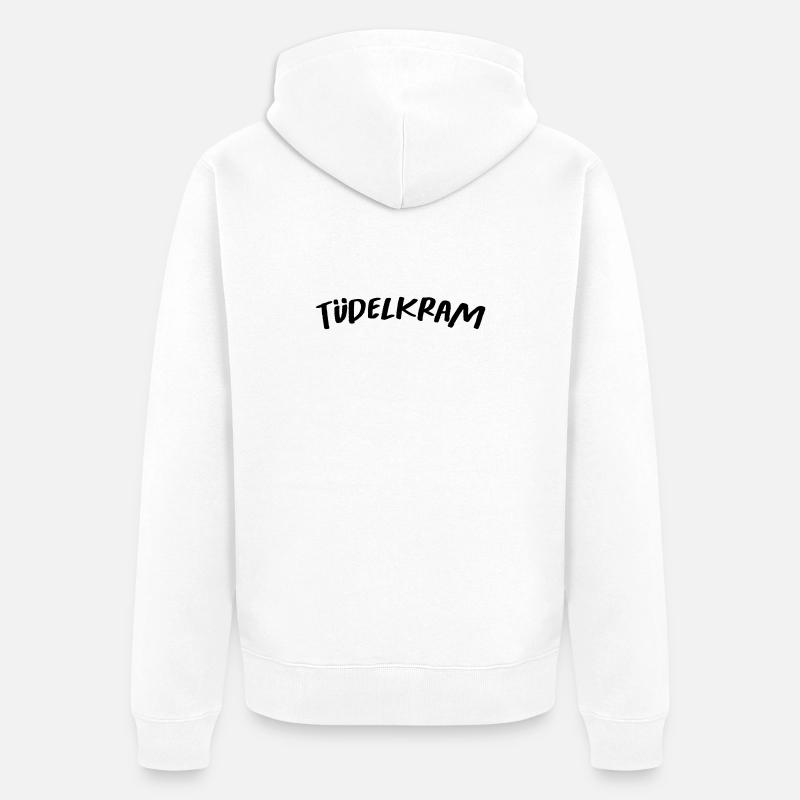 Tüdelkram - Veste à capuche bio Premium Unisexe - blanc