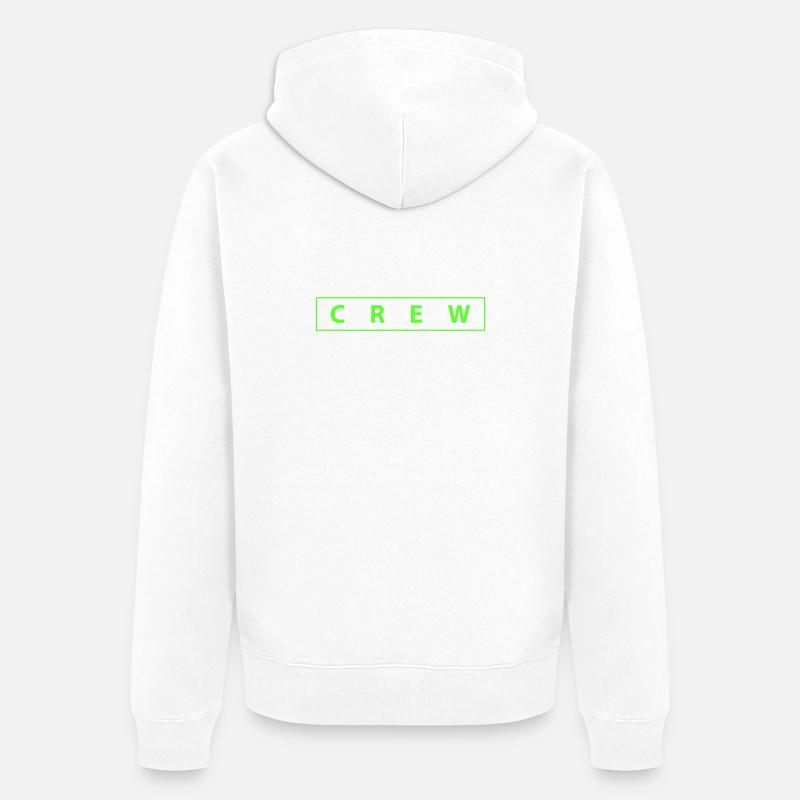 Équipage - Veste à capuche bio Premium Unisexe - blanc