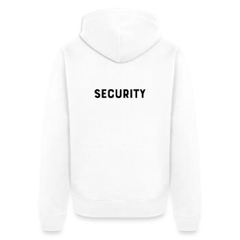 sécurité - Veste à capuche bio Premium Unisexe - blanc - Dos - Thijin (182cm)