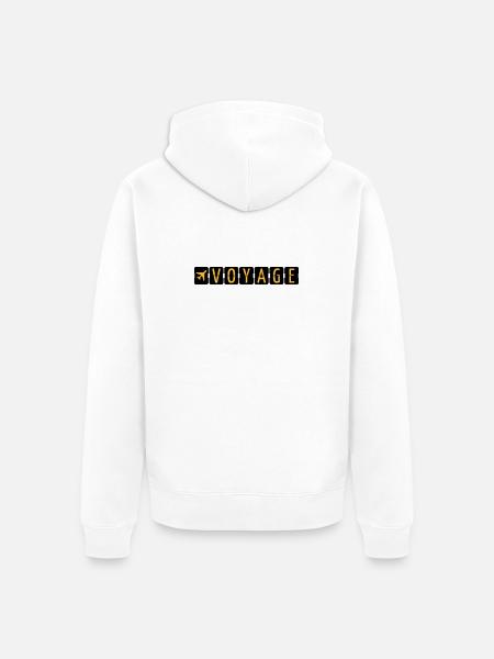 Voyage - Veste à capuche bio Premium Unisexe - blanc