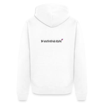 Smoothie Bowl Foodie Smoothiebowllove Geschenk - Unisex Premium Bio Zip Hoodie - Weiß - Hinten - Thijin (182cm)
