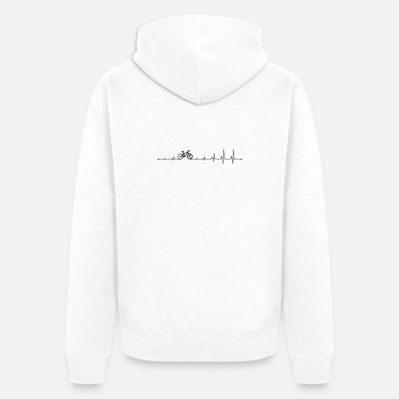 design_missing - Veste à capuche bio Premium Unisexe - blanc