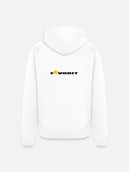 Favourite - Unisex Premium Organic Zip Hoodie - white