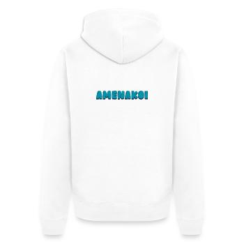 Amenakoi - Veste à capuche bio Premium Unisexe - blanc - Dos - Thijin (182cm)