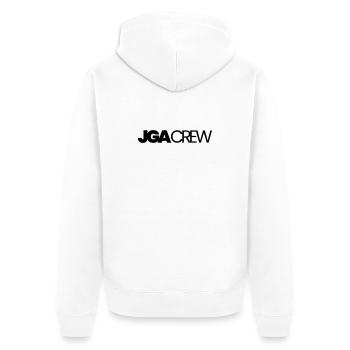 Jga Crew Junggesellenabschied - Unisex Premium Bio Zip Hoodie - Weiß - Hinten - Thijin (182cm)