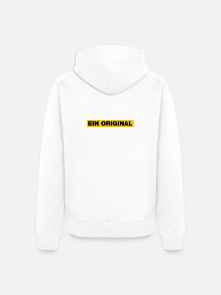 Ein Original - Unisex Premium Bio Zip Hoodie - Weiß
