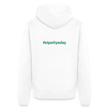 JOUR DE LA SAINT-PADDY - Veste à capuche bio Premium Unisexe - blanc - Dos - Thijin (182cm)