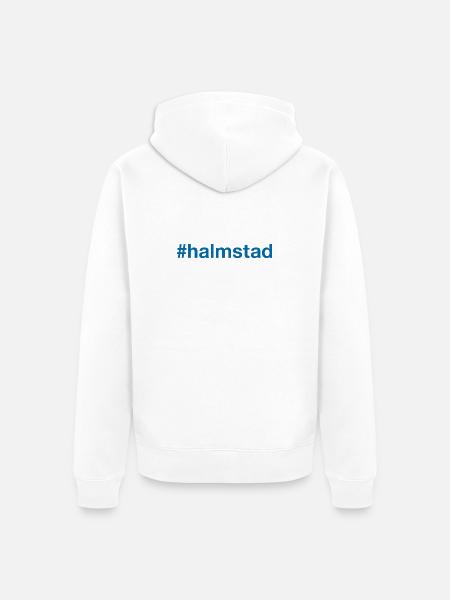 Halmstad Sverige Sweden Schweden - Unisex Premium Bio Zip Hoodie - Weiß
