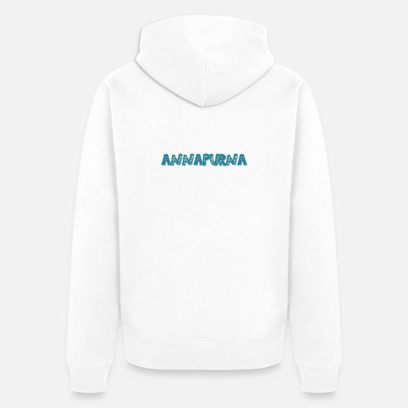 ANNAPURNA - Veste à capuche bio Premium Unisexe - blanc