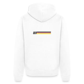 germany team deutschland - Veste à capuche bio Premium Unisexe - blanc - Dos - Thijin (182cm)