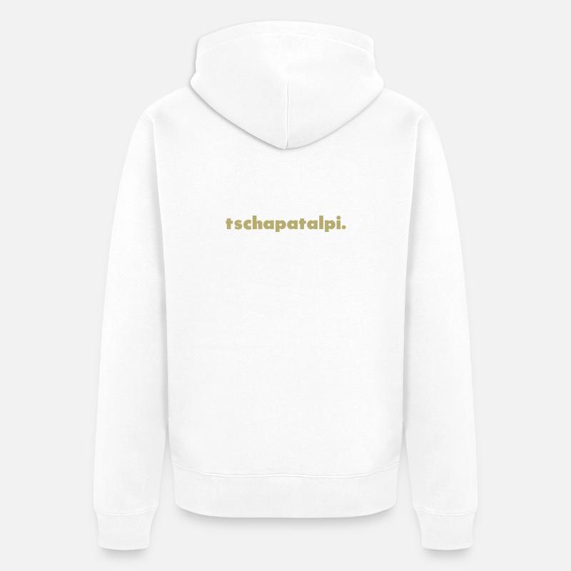Tschapatalpi. - Veste à capuche bio Premium Unisexe - blanc