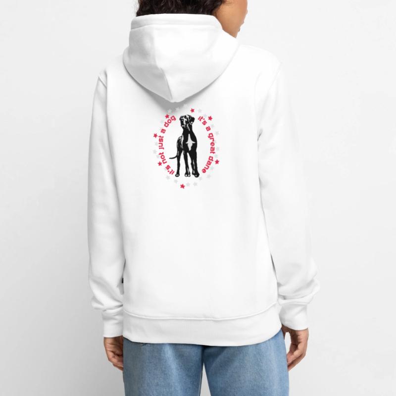 it's a great dane Great Dane foregoing Unisex Premium Organic Zip Hoodie