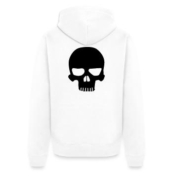 Crâne d'origine - Veste à capuche bio Premium Unisexe - blanc - Dos - Thijin (182cm)
