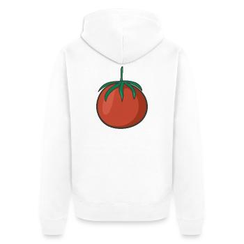 Tomate - Veste à capuche bio Premium Unisexe - blanc - Dos - Thijin (182cm)