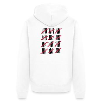 Birthday 60 years - Unisex Premium Organic Zip Hoodie - white - Back - Thijin (182cm)