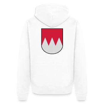 Francs Coat of Arms - Veste à capuche bio Premium Unisexe - blanc - Dos - Thijin (182cm)