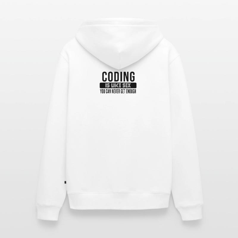 Coding Statement – Provocative Developer Design Unisex Premium Organic Zip Hoodie