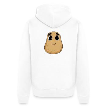 Jolie pomme de terre - Veste à capuche bio Premium Unisexe - blanc - Dos - Thijin (182cm)