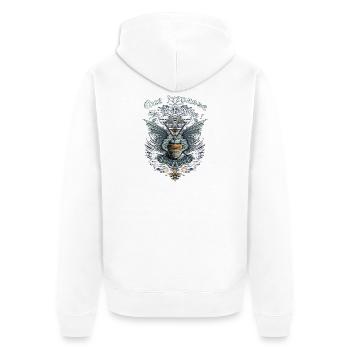 Que trépasse si je faiblis ! Citation réplique - Veste à capuche bio Premium Unisexe - blanc - Dos - Thijin (182cm)