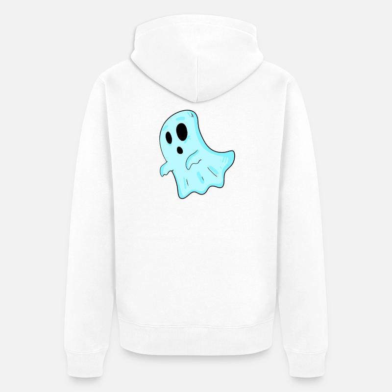 Geist - Veste à capuche bio Premium Unisexe - blanc