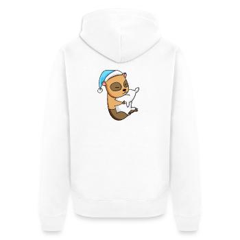 Cochon d’Inde Bébé - Veste à capuche bio Premium Unisexe - blanc - Dos - Thijin (182cm)