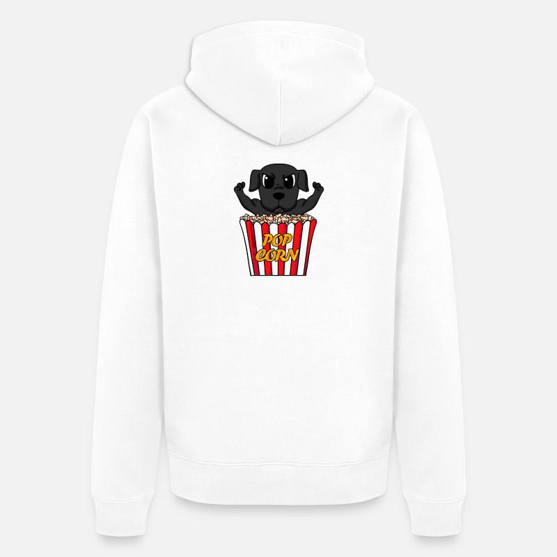 Labrador - Veste à capuche bio Premium Unisexe - blanc