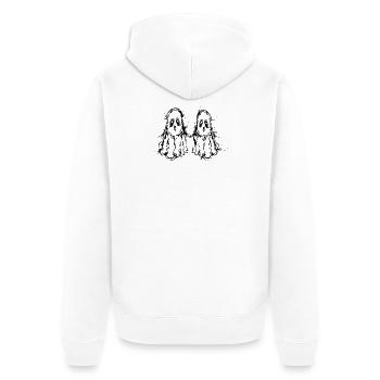 Fantômes Fantômes - Veste à capuche bio Premium Unisexe - blanc - Dos - Thijin (182cm)