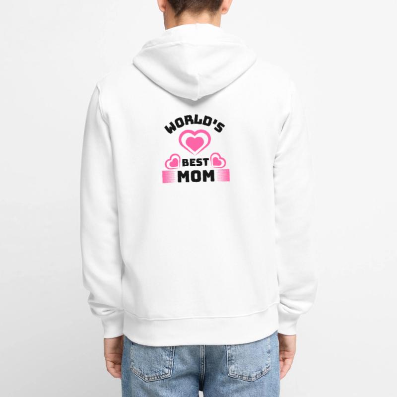 Muttertag, Muttertag, Muttertag, Muttertag, Muttertag Unisex Premium Bio Zip Hoodie