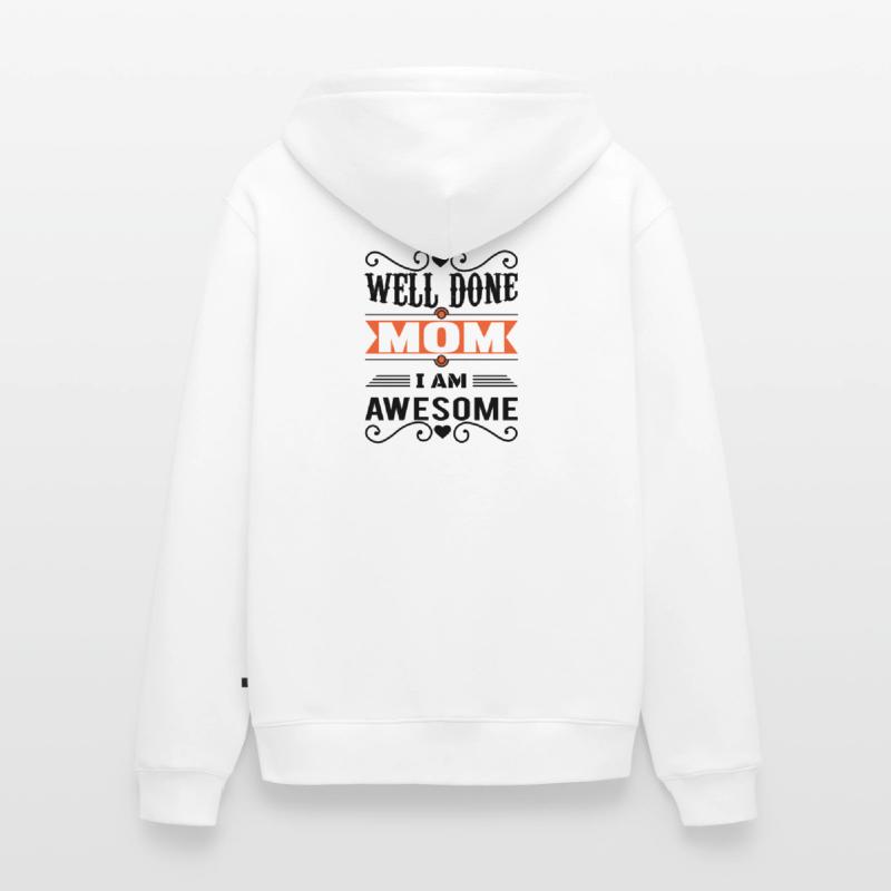 Muttertag, Muttertag, Muttertag, Muttertag, Muttertag Unisex Premium Bio Zip Hoodie