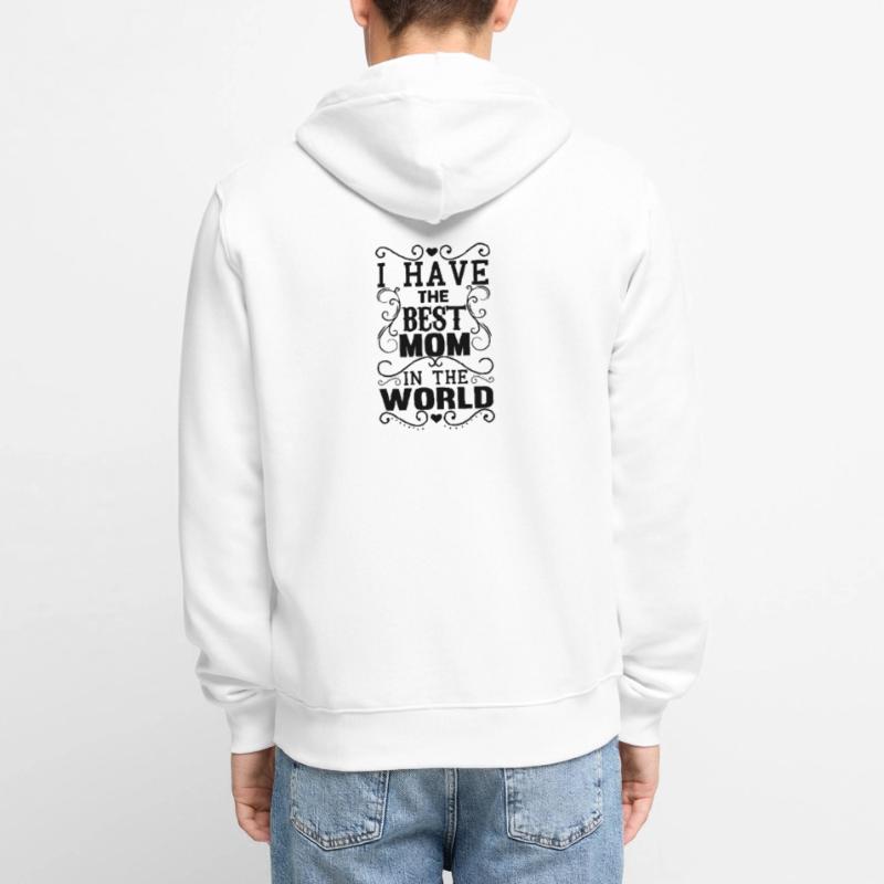 Muttertag, Muttertag, Muttertag, Muttertag, Muttertag Unisex Premium Bio Zip Hoodie