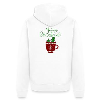 Joyeux Noël, Biscuits - Veste à capuche bio Premium Unisexe - blanc - Dos - Thijin (182cm)