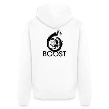 réglage de l’icône du moteur turbo Tuner Racing boost - Veste à capuche bio Premium Unisexe - blanc - Dos - Thijin (182cm)