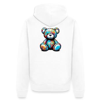 Orso orsacchiotto Ours en peluche - Veste à capuche bio Premium Unisexe - blanc - Dos - Thijin (182cm)