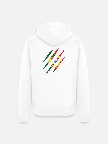 Portugal - Unisex Premium Bio Zip Hoodie - Weiß