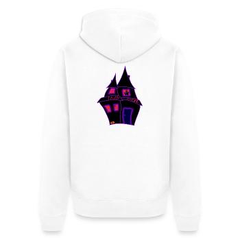 Halloween - Unisex Premium Organic Zip Hoodie - white - Back - Thijin (182cm)