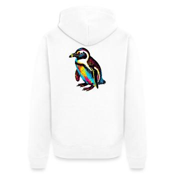 Pingouin - Veste à capuche bio Premium Unisexe - blanc - Dos - Thijin (182cm)
