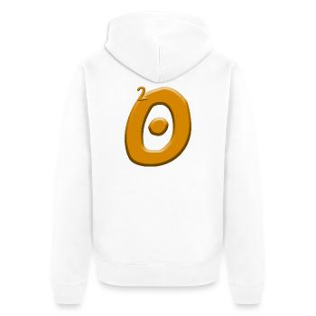 Birthday 20 years - Unisex Premium Organic Zip Hoodie - white - Back - Thijin (182cm)