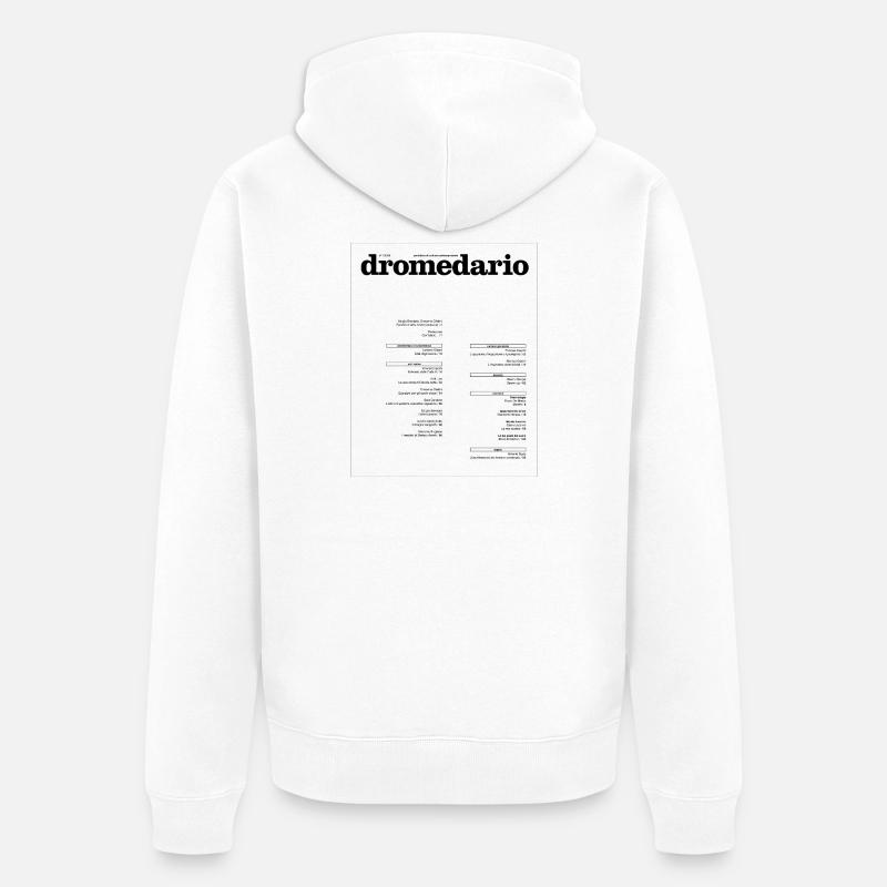 Dromadaire 1 - Veste à capuche bio Premium Unisexe - blanc