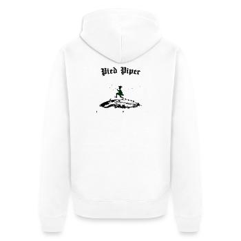 Joueur de flûte de Hamelin - Veste à capuche bio Premium Unisexe - blanc - Dos - Thijin (182cm)