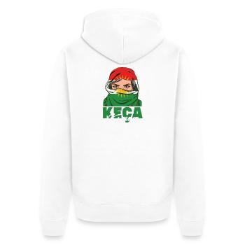 Kurdistan Kurden Kurd Standarddruck - Unisex Premium Bio Zip Hoodie - Weiß - Hinten - Thijin (182cm)