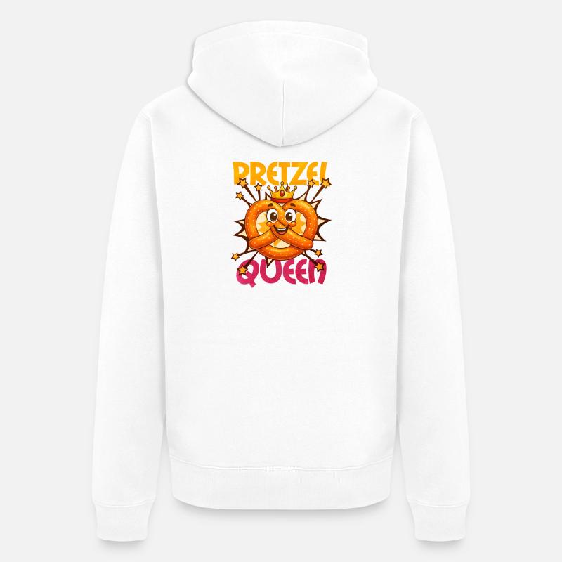 Bretzel - Veste à capuche bio Premium Unisexe - blanc