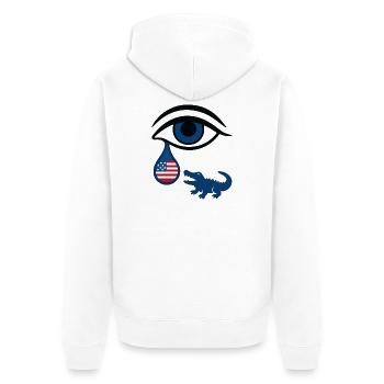 Larme de la Floride - Veste à capuche bio Premium Unisexe - blanc - Dos - Thijin (182cm)